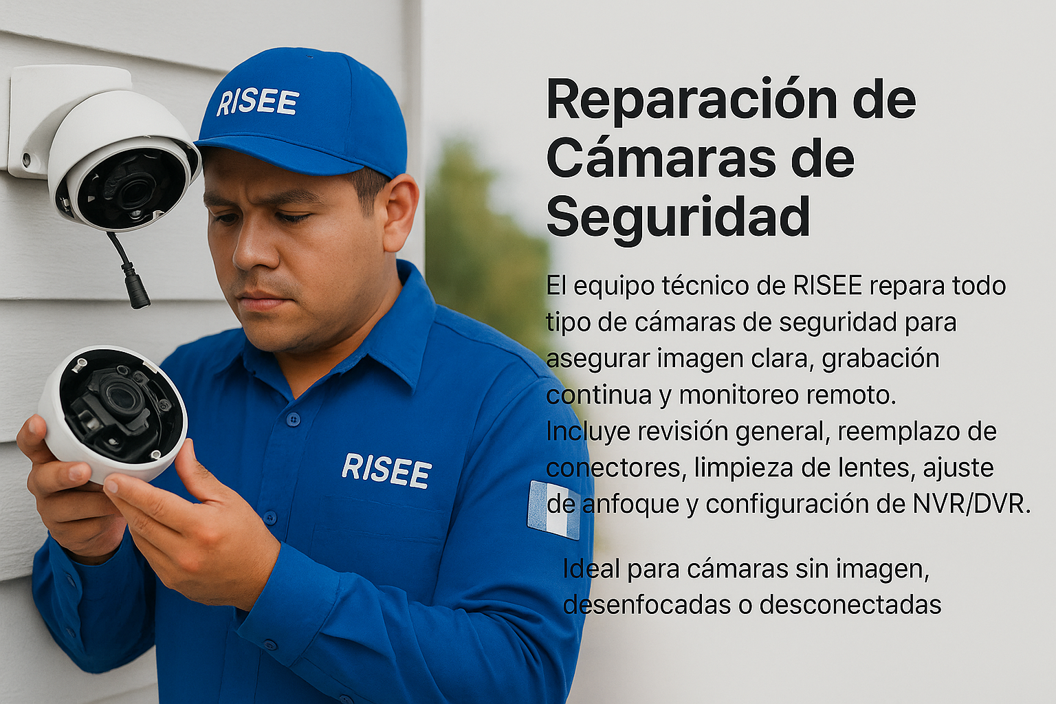 Reparación Profesional de Cámaras de Seguridad – RISEE